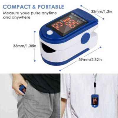 MÁY KẸP NGÓN TAY ĐO NHỊP TIM OXY THEO DÕI SỨC KHỎE 