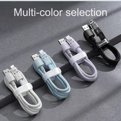 Cáp sạc nhanh và truyền dữ liệu Usb to iP 2.4A Baseus Gem Charging Cable - Hàng chính hãng