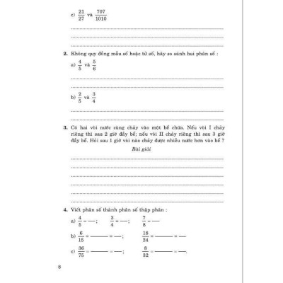 Sách - Bài Tập Chọn Lọc Toán Hai Buổi Trong Ngày Lớp 5 - Tập 1 - Hồng Ân