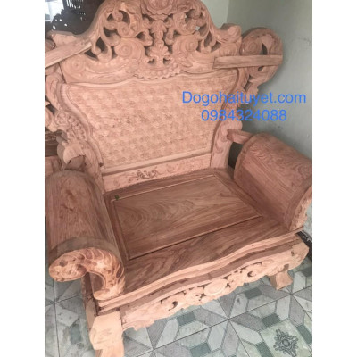 Bộ bàn ghế hoàng gia gỗ hương