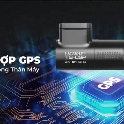 VIETMAP TS-C9P CAMERA HÀNH TRÌNH 2K NHỎ GỌN (Tặng ngay bản quyền VIETMAP LIVE PRO - 12 tháng khi mua sản phẩm) - Hàng chính hãng