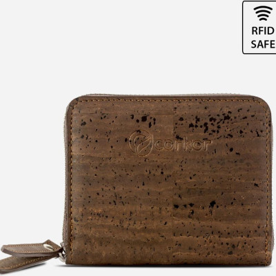 Ví nữ cầm tay dạng ngắn WALLET SQUARE - HGcork Corkor CK251 - Nhiều màu - Vật liệu 100% da cork thực vật thuần chay từ vỏ cây sồi Bồ Đào Nha, Siêu bền, Chống cháy, Chống mốc, Chống thấm nước, Tích hợp tính năng chống sao chép dữ liệu thẻ, Thân thiện với m