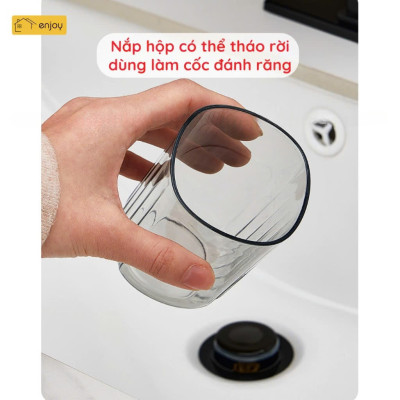 Hộp Đựng Bàn Chải Đánh Răng Đồ Dùng Du Lịch (Cao Cấp) - Hôp Đựng Kem Đánh Răng Du Lịch Phượt Dã Ngoại Văn Phòng