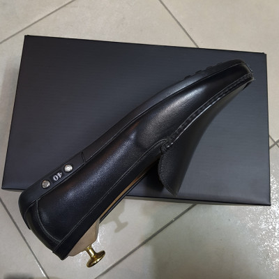 Giày Lười, Mọi Da Nam, Da Bò Mã GL-005