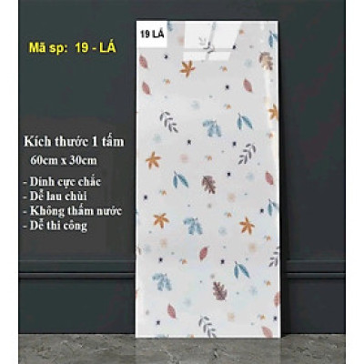 Bộ 10 Tấm Xốp Dán Tường 3D PVC Lá Hồng 60x30cm Keo Sẵn Dày 2,5mm Cao Cấp, Sang trọng