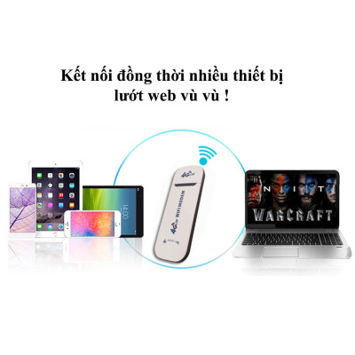 Bộ phát wifi từ sim 4G PIX-LINK USB Modem  ,USB phát Wifi 4G LTE từ sim 4G, Dcom phát wifi di động  tốc độ cao, phủ sóng rộng - Hàng chính hãng / Hàng nhập khẩu