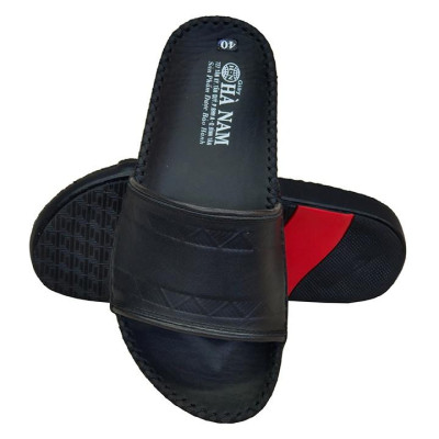 Dép Nam Quai Ngang Da Bò Thật TiTi ĐÔ Cao Cấp DNA2075d