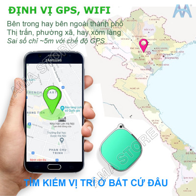 Th.iết bị Định vị GPS A9 mini Thiết kế Nhỏ gọn Theo dõi Hàng hóa, Trẻ em, Người già, Xe hơi, Thú cưng Hàng nhập khẩu