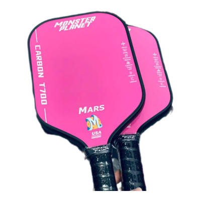 ￼Vợt Pickleball Mars Chuyên Nghiệp USAPA Approved. Raw Carbon T-700 Nhám, Hỗ Trợ Xoáy và Kiểm soát bóng Spor