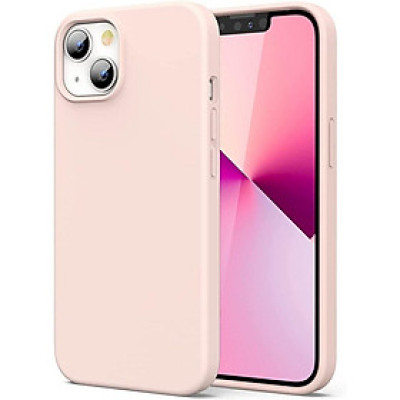 Ugreen UG90256LP544TK 6.1 inch màu hồng nhạt Ốp Lưng dành cho cho iPhone 13 bằng Silicone - HÀNG CHÍNH HÃNG