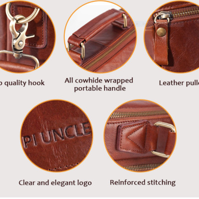 Túi xách túi đeo vai nam 100% da bò cao cấp phong cách châu âu