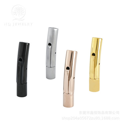 Nút chụp vòng đeo tay - nút dây thép khóa vòng cổ màu đen - Ngọc Quý Gemstones