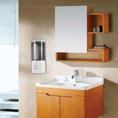 Máy phân phối xà phòng tự động treo tường Dung tích 500ml cảm biến hồng ngoại