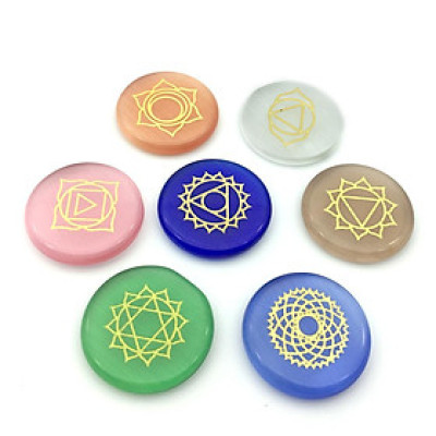 Bộ đá 7 luân xa chakra mang năng lượng tốt