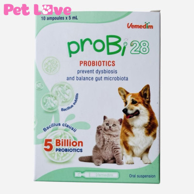 Men vi sinh hỗ trợ tiêu hóa cho chó mèo Vemedim Probi 28