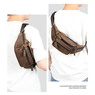 Túi Bao Tử, Túi Đeo Bụng, Túi Đeo Vai Da Bò Marrant BHM8879