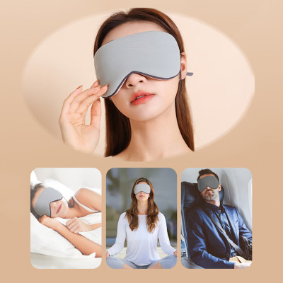 Bịt Mắt Ngủ Mặt Nạ Che Mắt Chống Chói 2 Mặt Ấm Mát Thoáng Khí