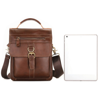 Túi đeo chéo nam DA BÒ THẬT – BEE GEE DCN9387