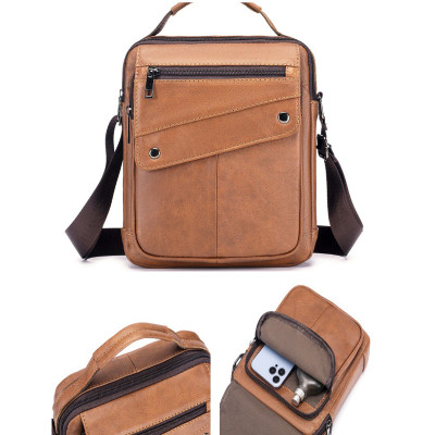 Túi đeo chéo nam DA BÒ THẬT – BEE GEE DCN9385