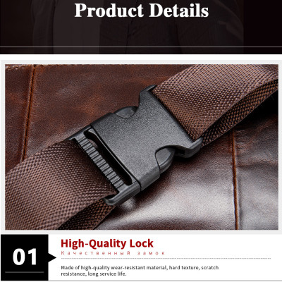 Túi đeo chéo nam DA BÒ THẬT – BEE GEE DCN9378