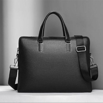 Cặp nam văn phòng da bò thật Marrant BHM17613 Màu Đen Túi xách công sở nam. Vừa laptop 14inch. Hàng chính hãng.