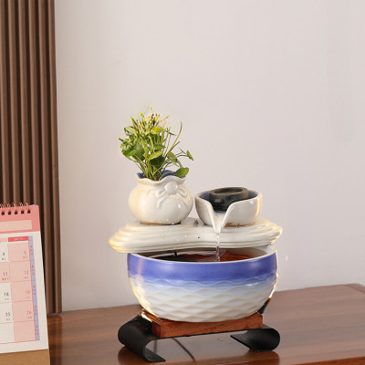 Thác Nước Phong Thủy Túi Kim Bảo Và Cối Xoay_ Hàng chính hãng