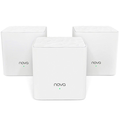 Bộ 3 sản phẩm phát Wifi Tenda Nova MW3 3 PACK - Hàng Chính Hãng