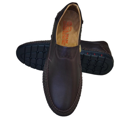 Giày Mọi Nam Da Bò Thật TiTi ĐÔ Cao Cấp GM2065d