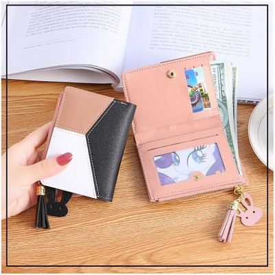 Ví bóp nữ đẹp cầm tay mini ngắn nhỏ gọn bỏ túi thời trang giá rẻ mà đẹp (có hàng sẵn) (Hàng Chính Hãng)