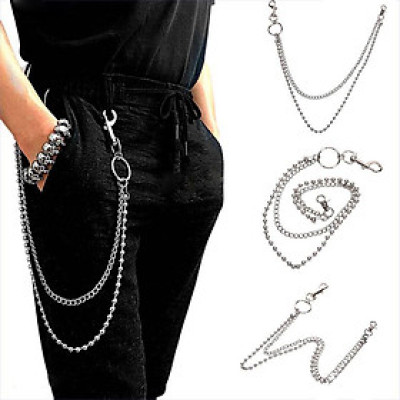 ROCK Dây xích trang trí quần Jeans phong cách hip hop thời trang unisex