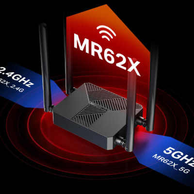 Bộ phát Wifi Mercusys MR62X ( Router ) WiFi 6 AX1500 Băng Tần Kép - Hàng Chính Hãng