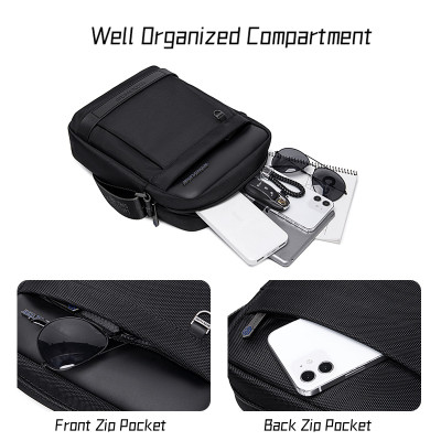 Túi đeo chéo nam Arctic Hunter K00162 chất liệu Oxford chống thấm nước, đựng ipad, thiết kế nhiều ngăn tiện dụng
