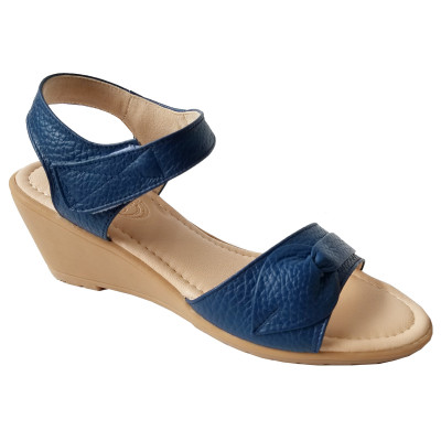 Giày Đế Xuồng Nữ BIGGBEN Da Bò Thật Cao 5 Phân SDX75