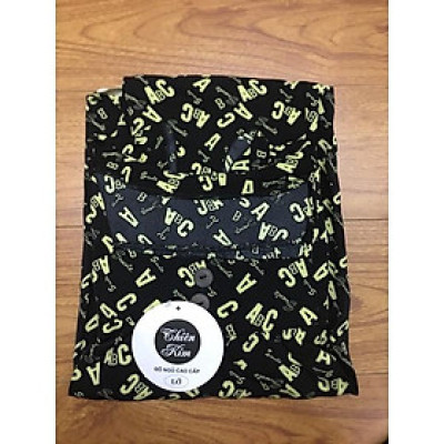 Đồ bộ nữ,đồ ngủ mặc nhà lửng vải luạ mango BL 103 hoạ tiết dễ thương size 47-60kg.