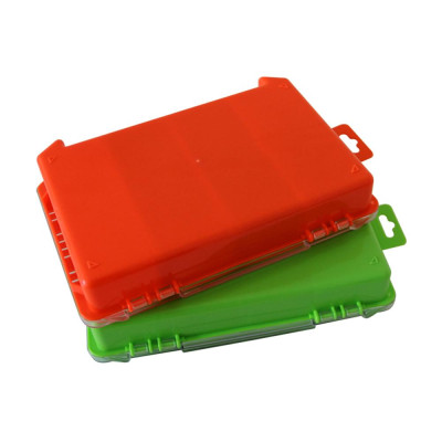 Hộp nhựa lưu trữ phụ kiện đi câu, mồi câu cá có chia thành từng khay có thể tháo rời