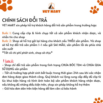 Dung Dịch five LEVA Trị Các Loại Giun Tròn Cho Thú Cưng - Fivevet