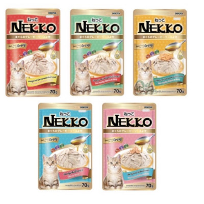 Combo 12 gói Pate Nekko cho mèo đủ vị - gói 70g-Lựa chọn dòng phù hợp lứa tuổi sở thích mèo- MIX VỊ NGẪU NHIÊN