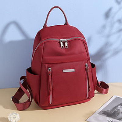 Balo Nữ Cao Cấp, Balo Nữ Dây Kéo Đôi Vải Oxford Chống Thấm, Nhiều Ngăn Rộng Rãi Tiện Dụng, Balo Đi Chơi, Du Lịch, Dã Ngoại
