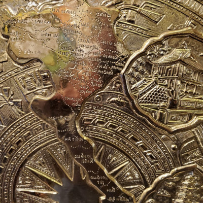 MẶT TRỐNG ĐỒNG + 4 HOA GÓC