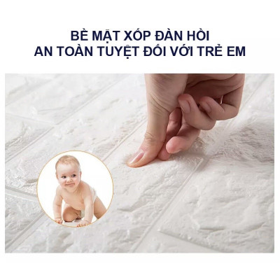 Xốp Dán Tường Giả Gạch 3D - Khổ 70x77 Dày 4mm Cao Cấp Cách Âm Cách Nhiệt Giá Rẻ Nhất