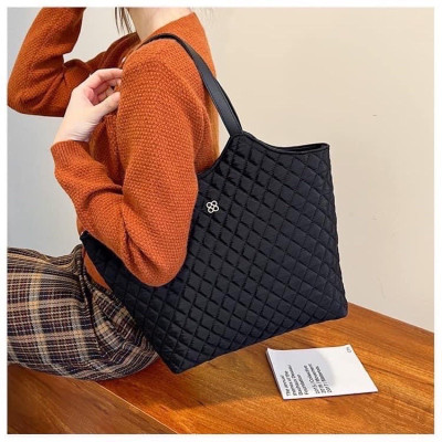 Túi xách nữ dung tích lớn màu trơn  giản dị , túi xách nữ mới  ,  túi đeo vai dưới cánh tay túi tote