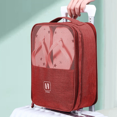 Túi đựng giày dép du lịch 3 ngăn chống nước,Có thể cố định trên vali,Không gian bên trong rộng rãi - Hàng chính hãng