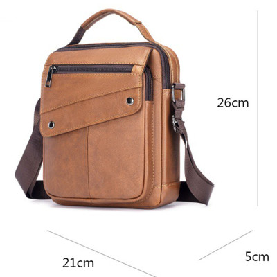 Túi đeo chéo nam DA BÒ THẬT – BEE GEE DCN9385