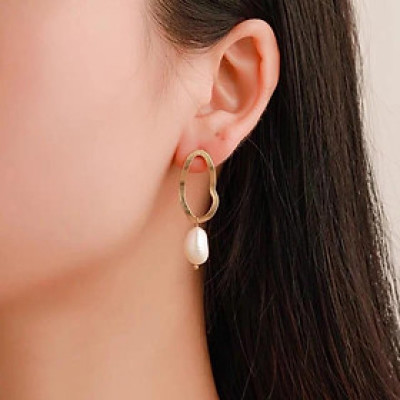 Earrings kim loại đeo tai thời trang