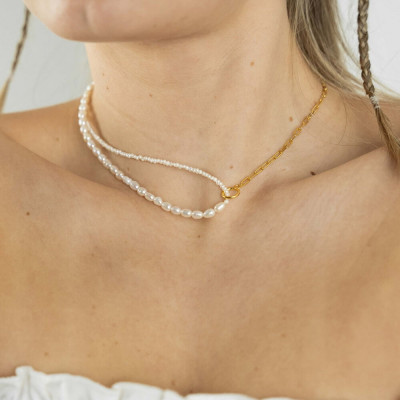 Chuỗi Ngọc Trai FW Baroque UK Style (DNT0145) - MOON Jewelry