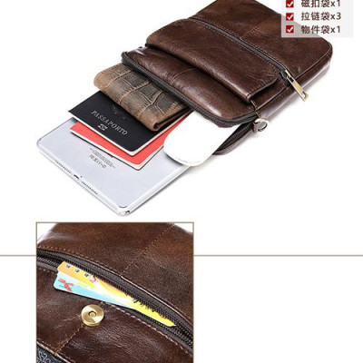 Túi đeo chéo nhỏ MARRANT – BHM7350 Túi ipad mini. Da bò thật, không bong nổ. Đơn giản,, gọn nhẹ.