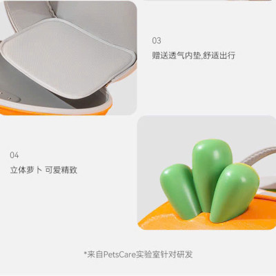 BA LÔ CÀ RỐT DỄ THƯƠNG DÀNH CHO THÚ CƯNG CHÓ MÈO 