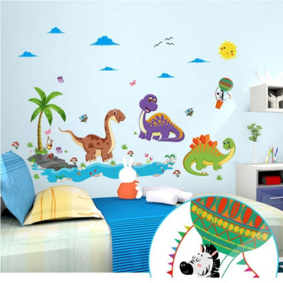 Decal dán tường vườn thú của bé - combo 2 bộ AmyShop