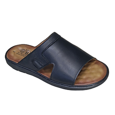 Dép Nam Quai Ngang TiTi ĐÔ Da Bò Thật Cao Cấp DNA2184