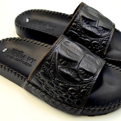 DÉP DA BÒ NAM 100%, QUAI LƯNG CÁ SẤU